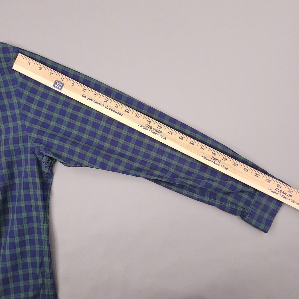 Ralph Lauren Shirt Mens Large Blackwatch Plaid‎ Button Down Long Sleeve Pocket - Picture 11 of 13